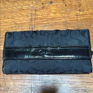 Coach Black Wallet